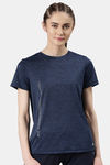 Enamor Relaxed Fitted Top - Navy Mel Active Reflective — thumbnail 1